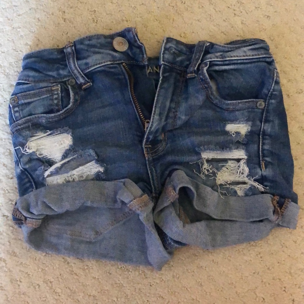 American eagle jean shorts